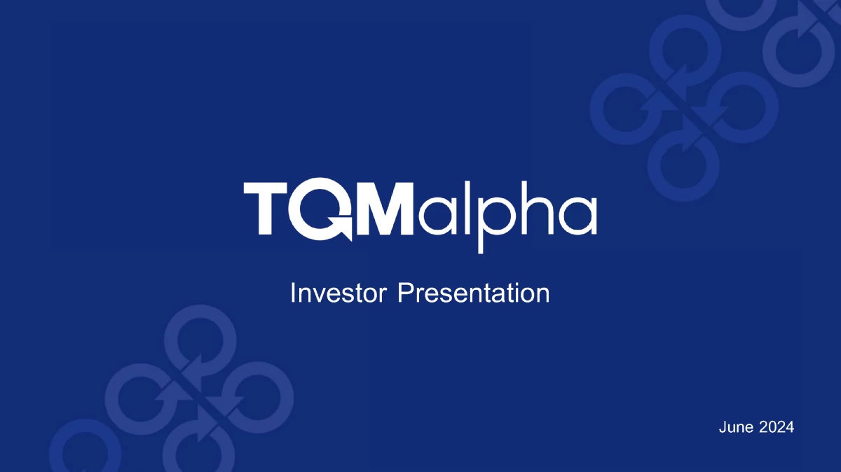 Investor Presentation Q1/2024