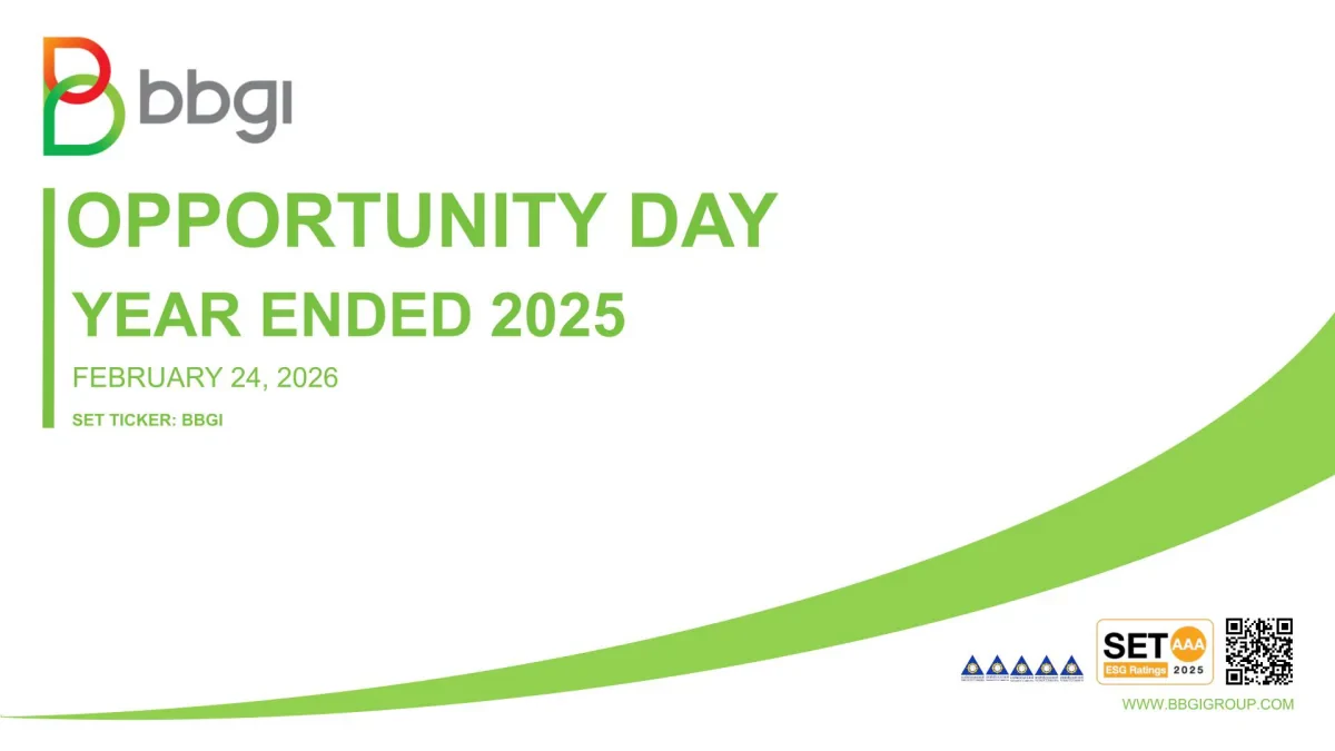The Opportunity Day Q4/2025