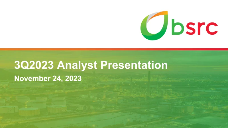 Analyst Presentation Q3/2023