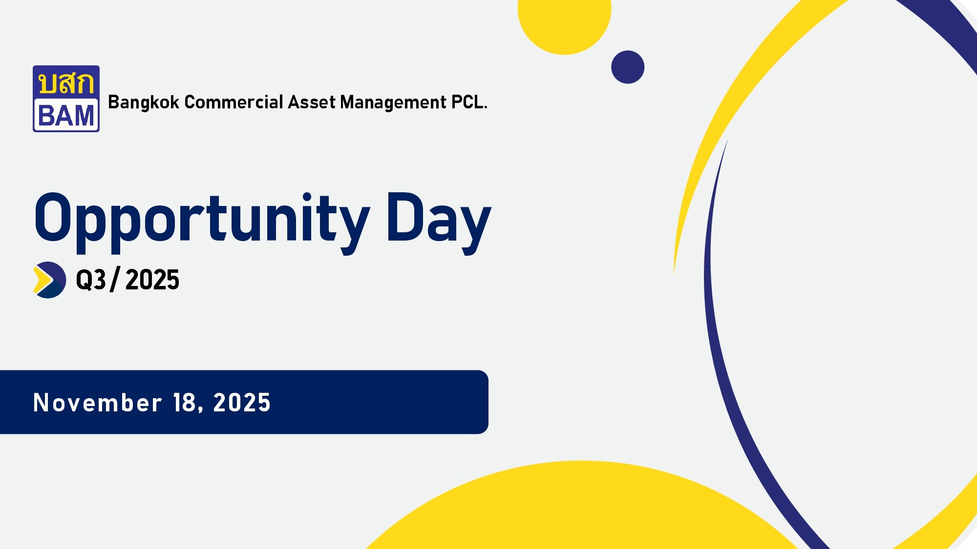 Opportunity Day Q3/2025