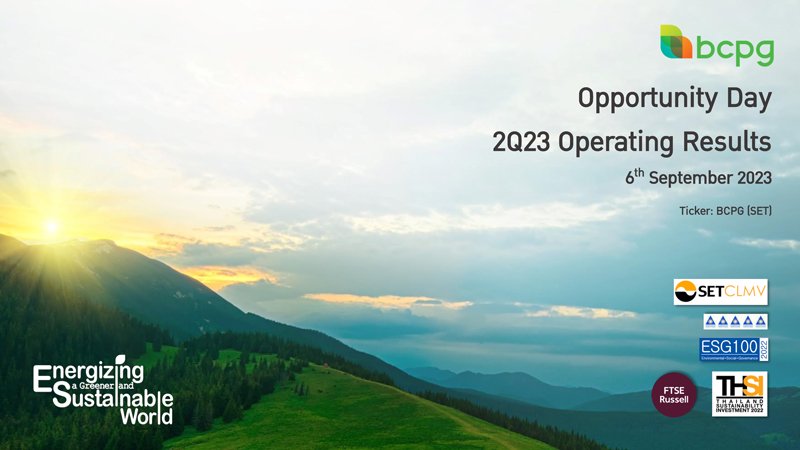 Opportunity Day Quarter 2/2023