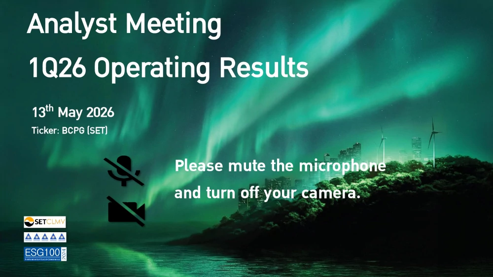 Analyst Meeting Quarter 1/2026