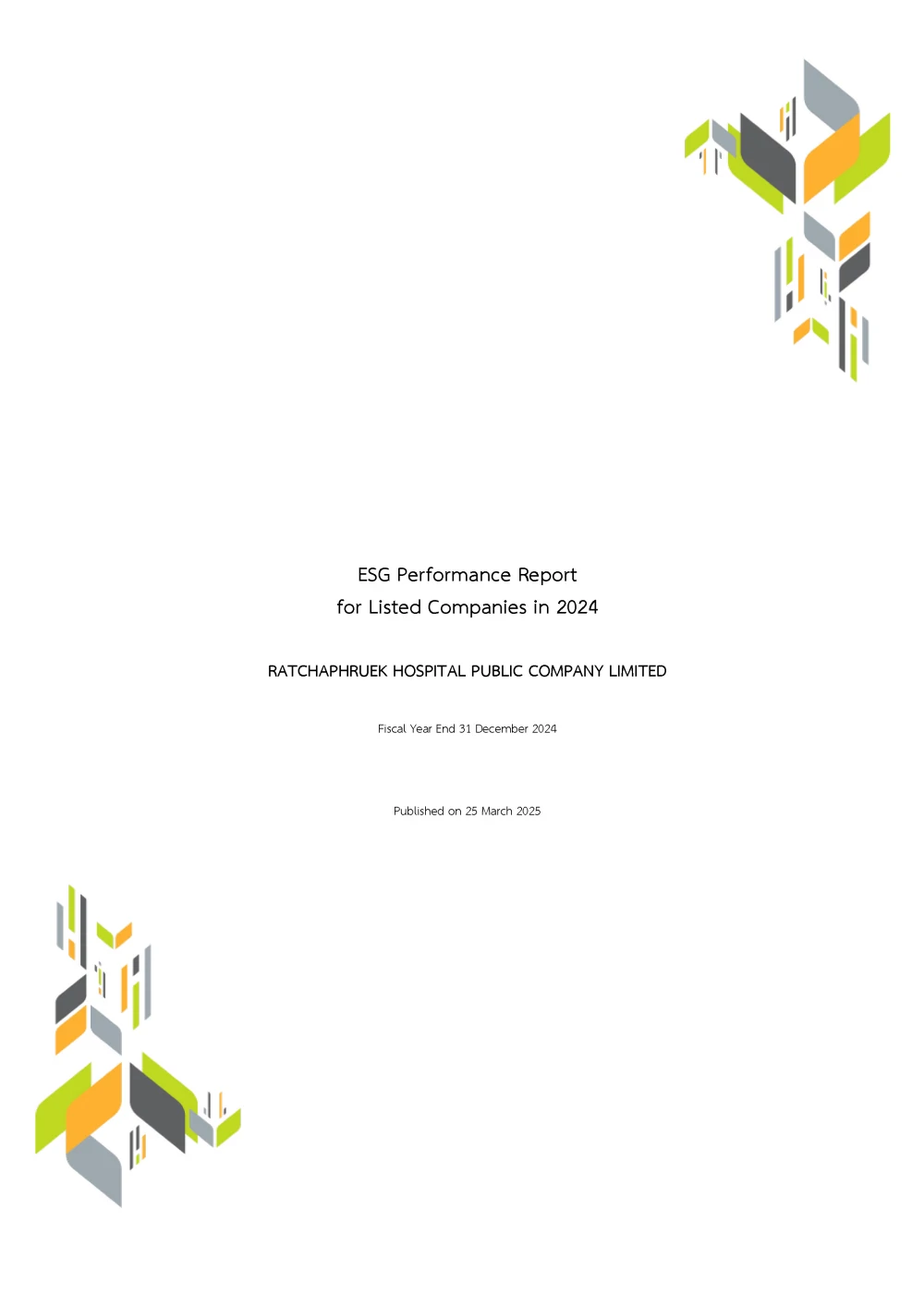 ESG Performance Report for Listed Companies in 2024