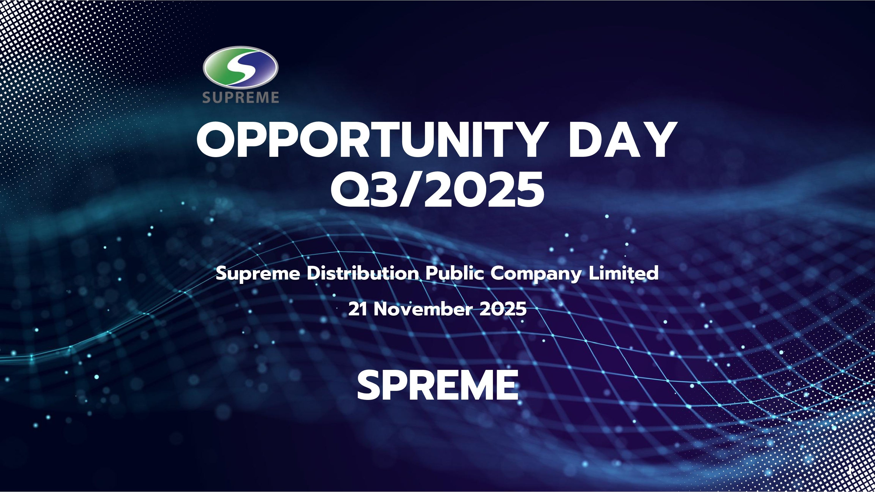 Opportunity Day Q3/2025