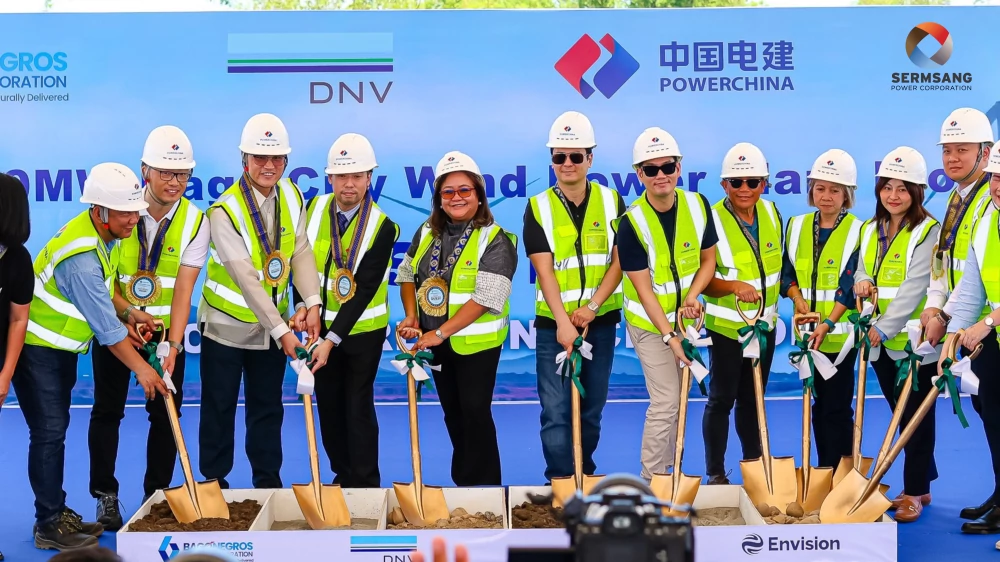 SSP ปักเสาเอกวินด์ฟาร์มบาโกฟิลิปปินส์ 150 MW ดันพอร์ตพลังงานสะอาดมุ่งเป้า 1,000 MW