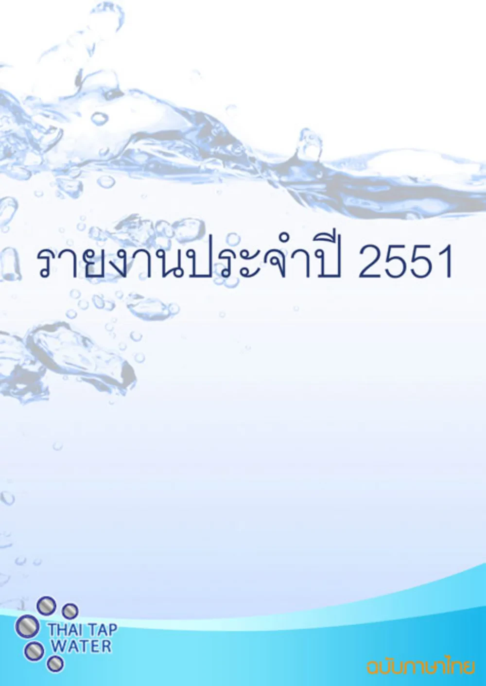 รายงานประจำปี 2551