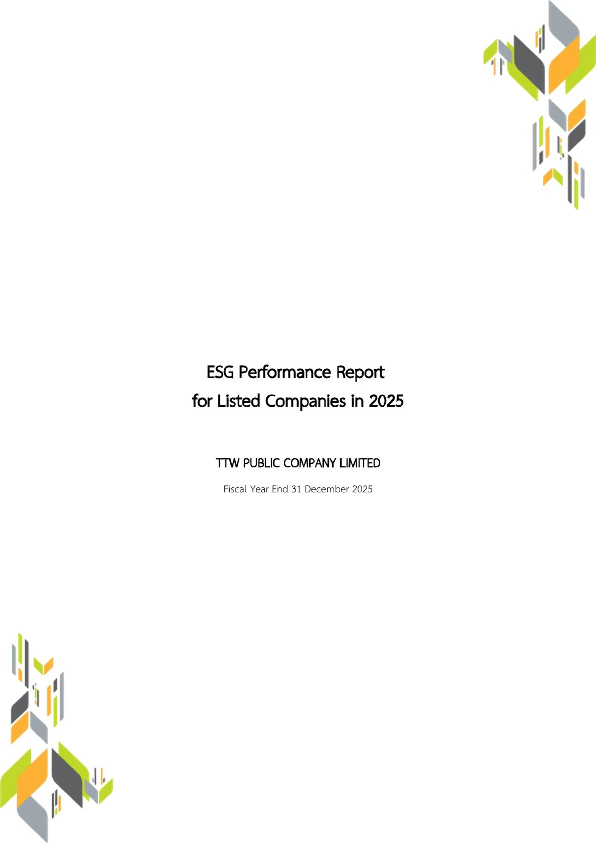 ESG Performance Report 2025