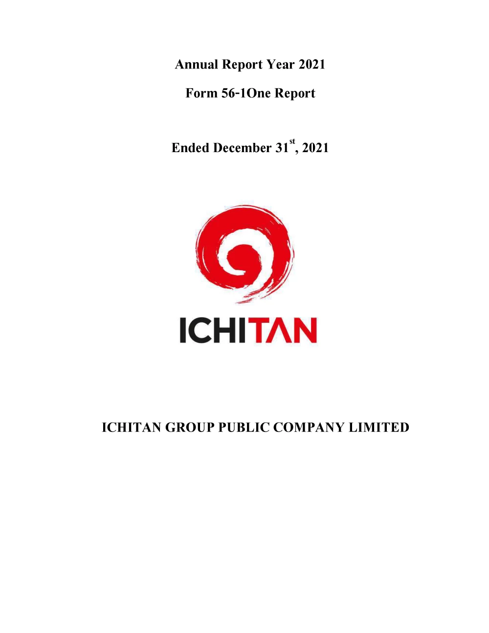 Form 56-1 One Report 2021