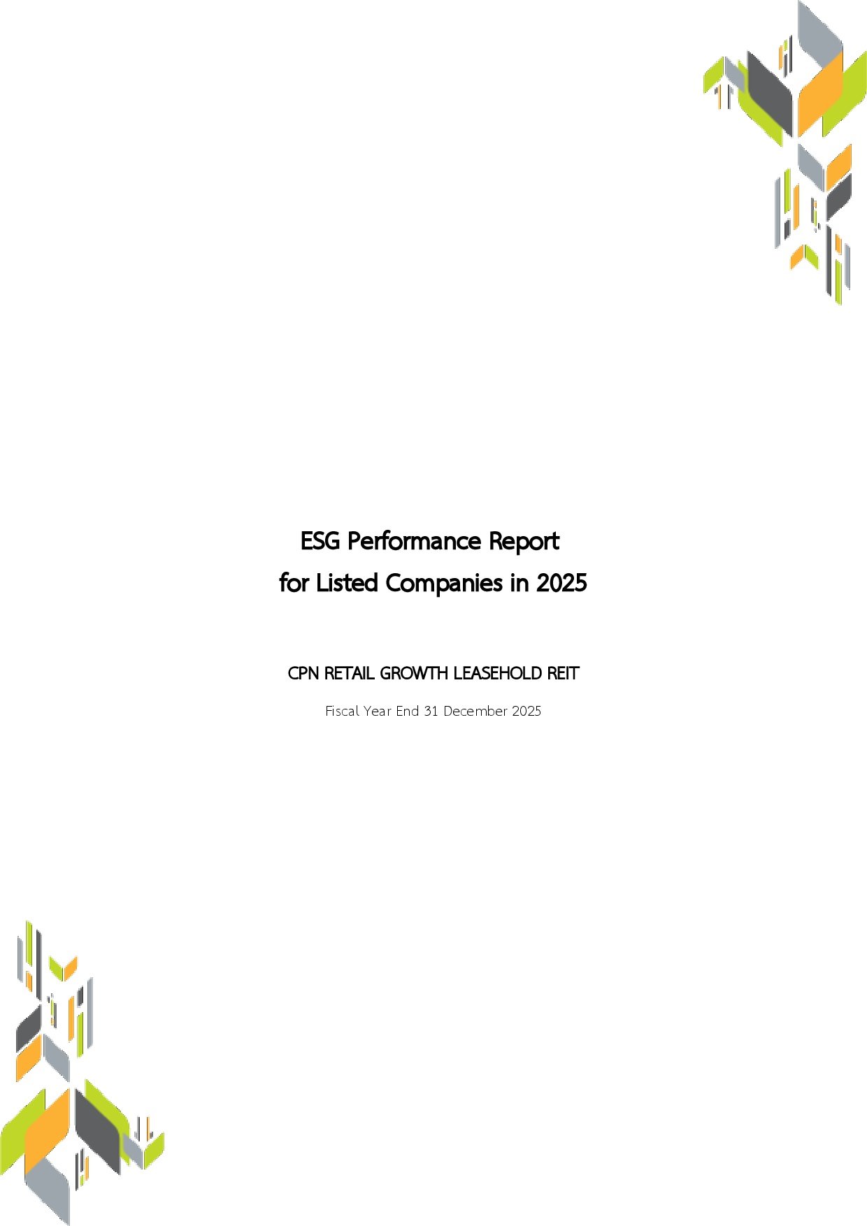 ESG Performance Report 2025