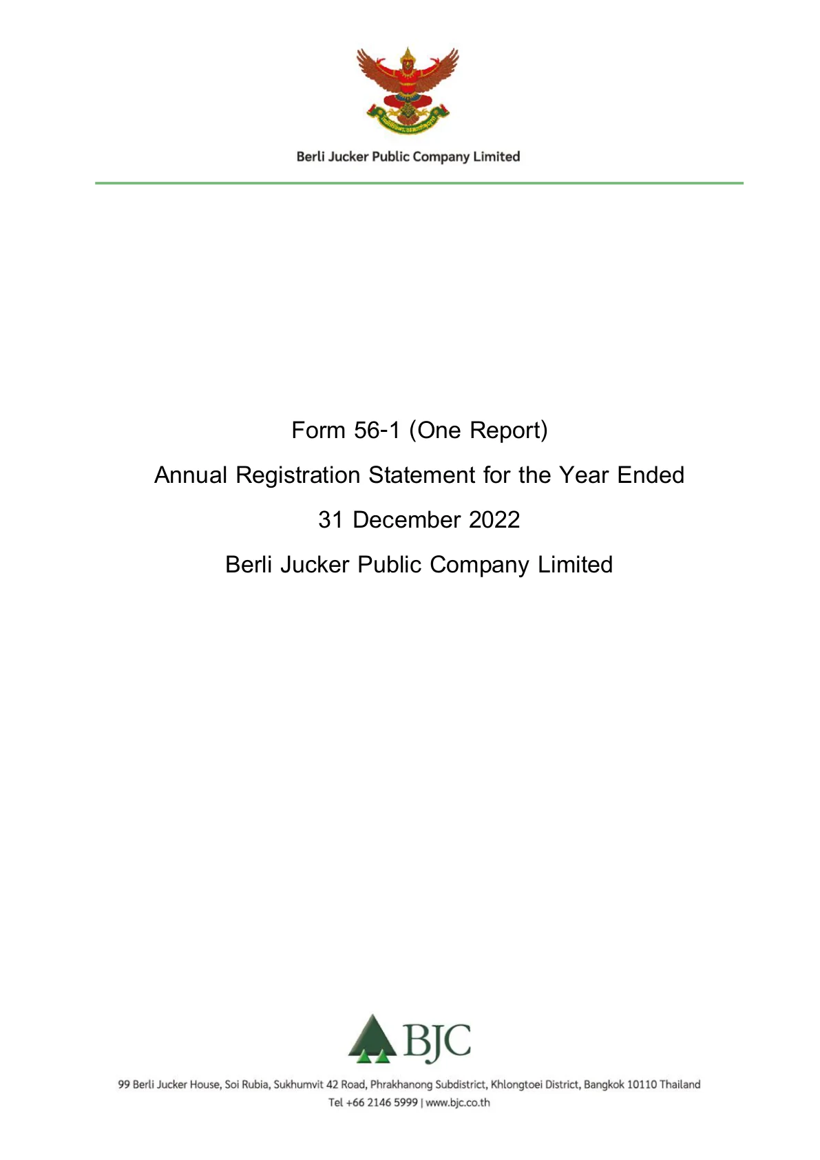 Form 56-1 One Report 2022