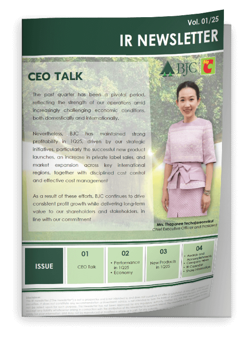 IR Newsletter Vol.1 - 1Q 2025