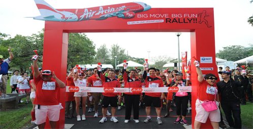 AirAsia holds BIG MOVE BIG FUN rally to Don Mueang, 4 November