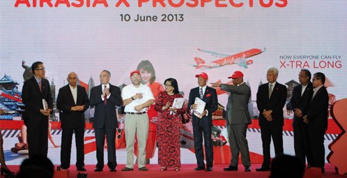 AIRASIA X BERHAD LAUNCHES PROSPECTUS IN CONJUNCTION WITH LISTING ON BURSA MALAYSIA