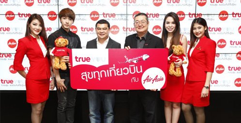 TrueYou Joins with AirAsia to Offer Traveling Customers Endless Joy with "TrueYou, Every Flight a Joy with AirAsia" Three Privileges throughout 2013