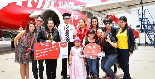 AirAsia grants wish to 6-year old child from Make a Wish Foundation, Singapore