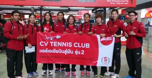 AirAsia fulfils the dreams of Thailand's young tennis aces