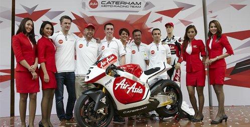 AirAsia - Caterham Moto Racing Team Is Set To Race