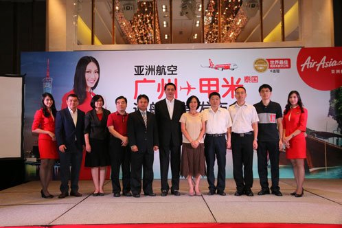 AirAsia Launches New Direct Flights Krabi-Guangzhou Connects Southern Thailand to a Shopping and Dining Paradise Affirms Status as Airline with Most China Destinations, Seeks to Stimulate Year End Tourism