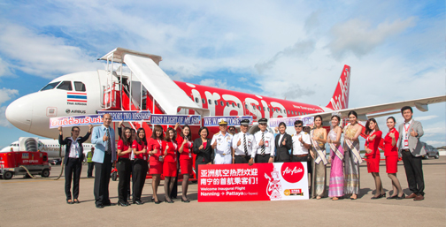 AirAsia Launches 3 New Routes Direct from U-Tapao To Macau, Singapore and Udon Thani Forges Ahead Promoting Travel to the East