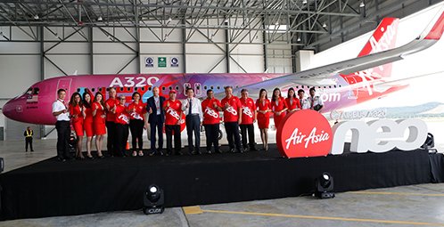 AirAsia first in Southeast Asia to operate Airbus A320neo aircraft powered by CFM International LEAP-1A engines