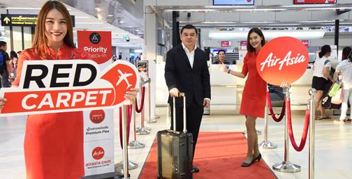 AirAsia Rolls Out "Red Carpet" for Premium-Seeking Customers Exclusive Check-In, Relaxing Lounge, Priority Boarding and Baggage Claim!