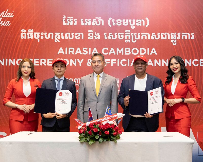 AirAsia back to growth phase with the launch of a new low cost airline in Cambodia