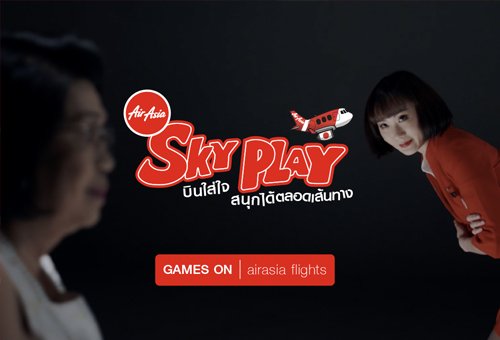 Enjoy fun inflight games with AirAsia Sky Play