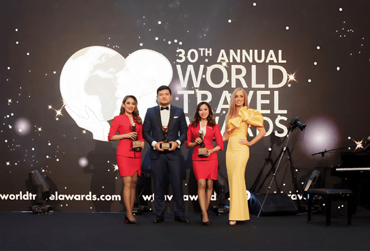 แอร์เอเชียฉลองรางวัลใหญ่ส่งท้ายปี World Travel Awards ประจำปี 2023