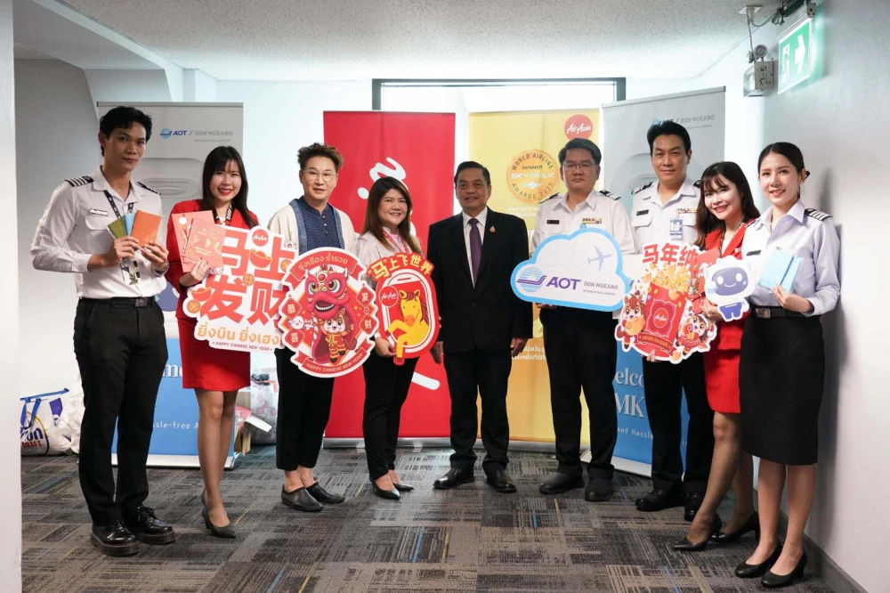 AirAsia Warmly Welcomes Chinese Tourists for Lunar New Year Offers Special Festive Promotion with Fares Starting at 1,789 THB per Trip