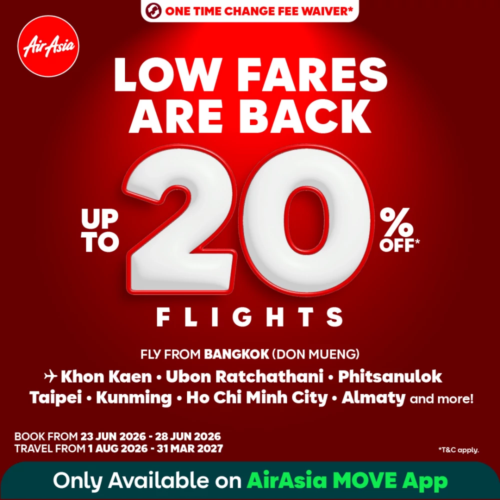 AirAsia low fares are back: Your gateway to more adventures
