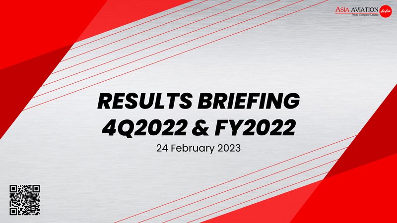 RESULTS BRIEFING FY2022