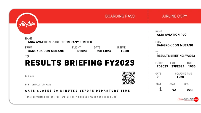 RESULTS BRIEFING FY2023