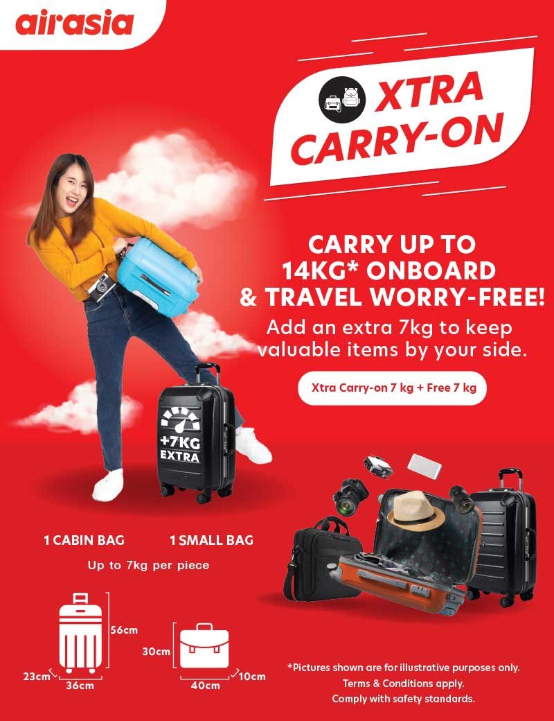 Airasia store tv baggage