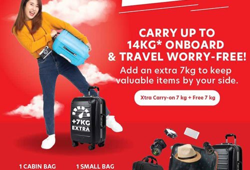 AirAsia Introduces 2 New Baggage Services Take More Onboard with “Xtra Carry-on” and Baggage Claim Faster with “Xpress Baggage”