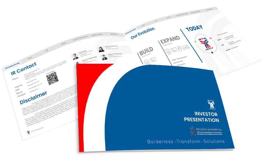 เอกสารนำเสนอบริษัท บีทีเอส กรุ๊ป ประจำเดือน พฤศจิกายน 2568