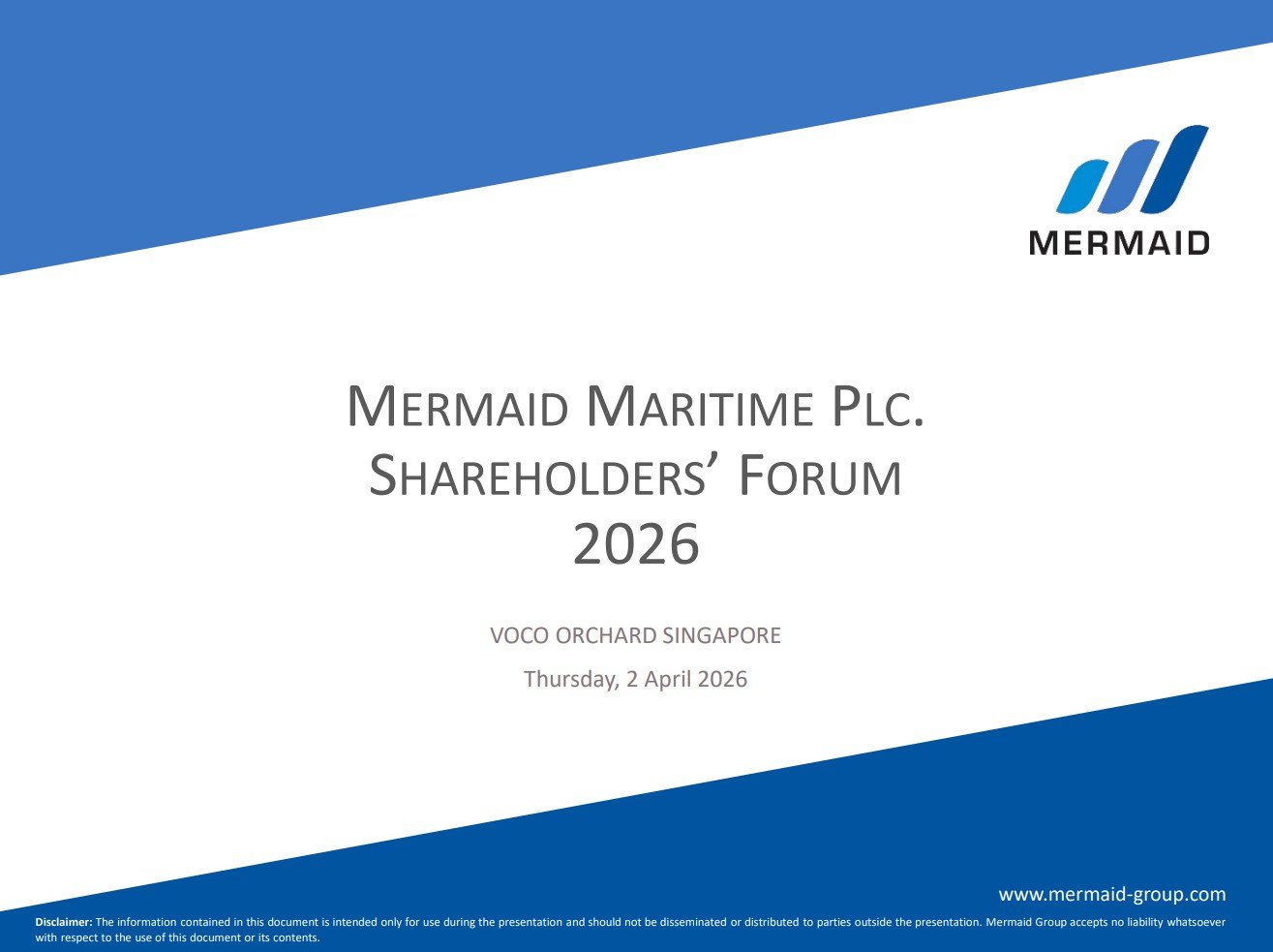 Mermaid Maritime Plc. Shareholders’ Forum 2026