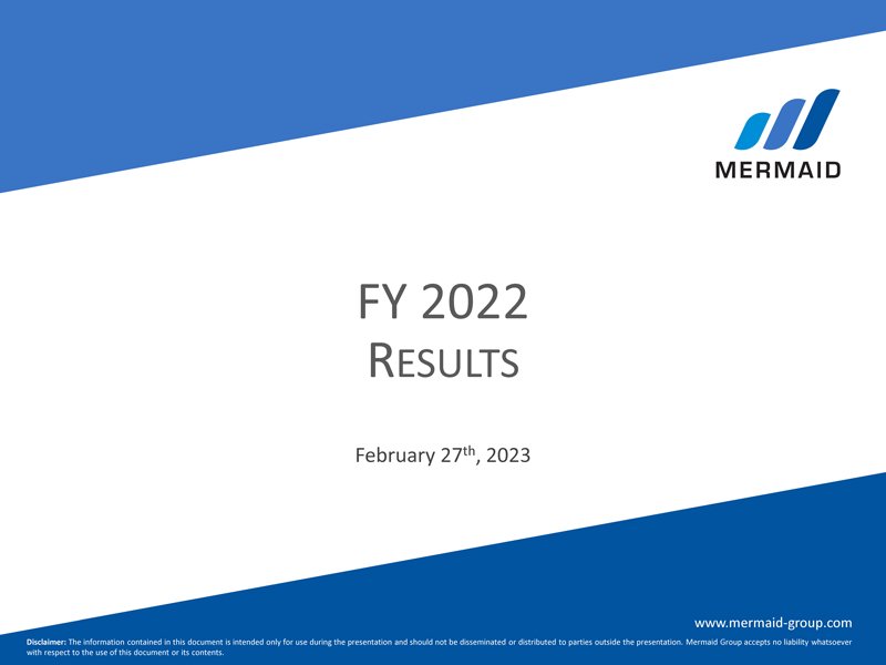 Mermaid Results Presentation FY 2022