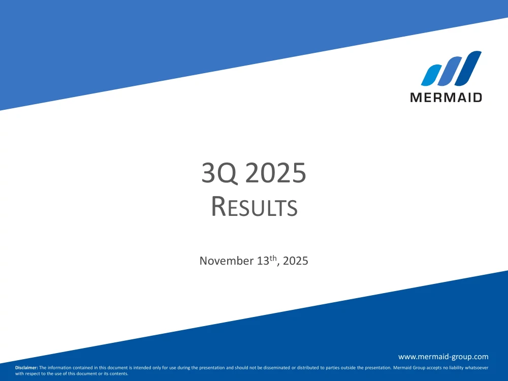 Mermaid Results Presentation 3Q/2025