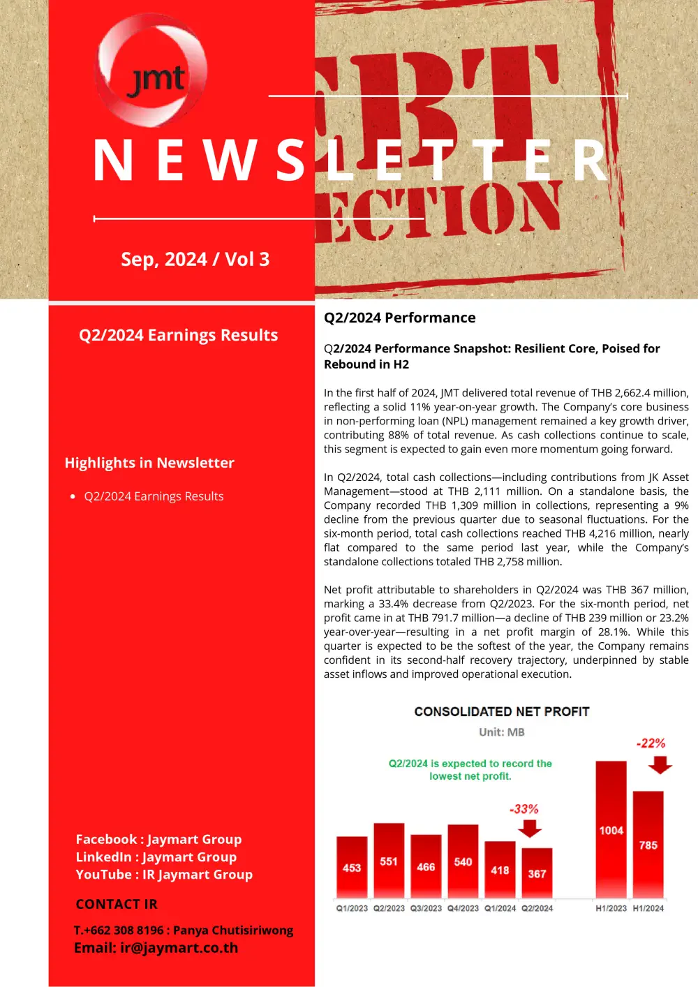 IR Newsletter Vol.3 September 2024