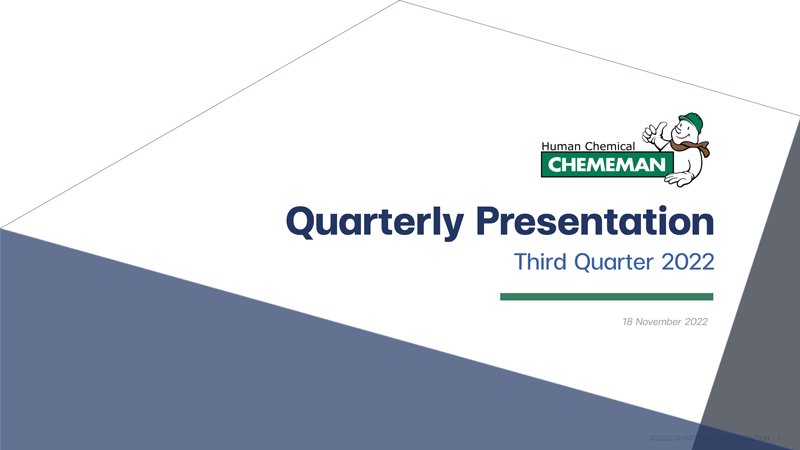 Quarterly Presentation 3Q2022