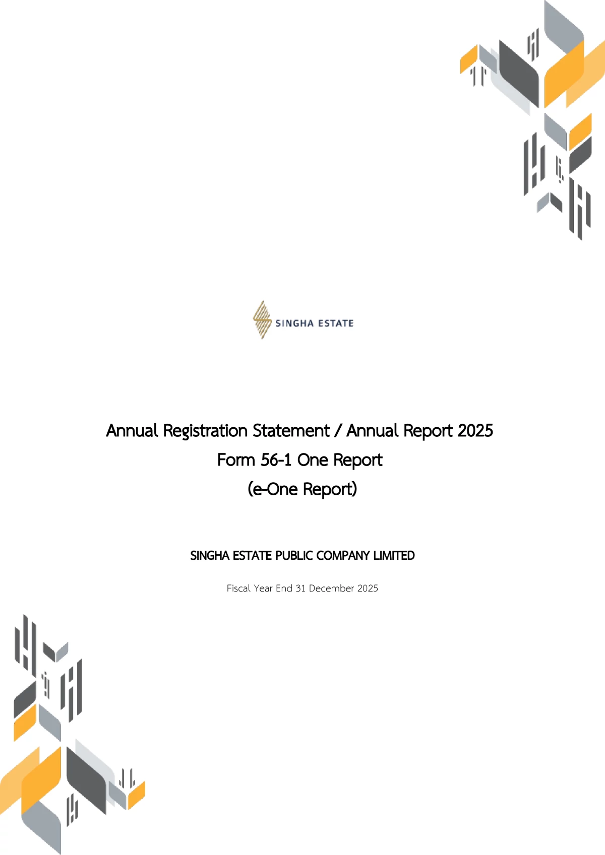 2025 Annual Report (Form 56-1 One Report)