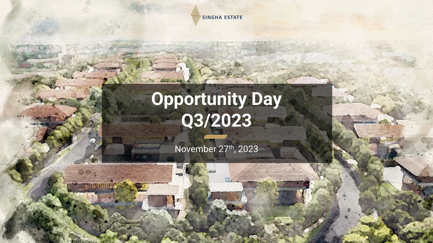 Opportunity Day Q3/2023