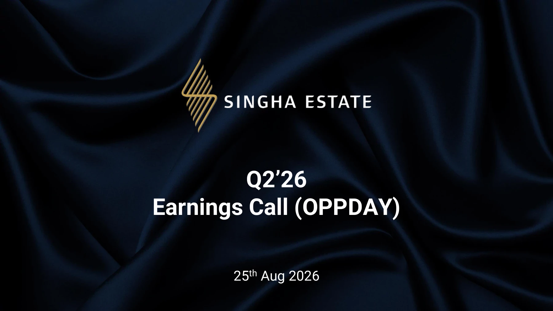 Earnings Call (OPPDAY) Q2/2026