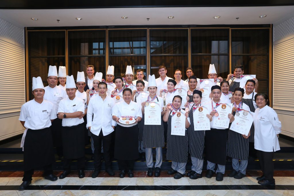 ฺฺBangkok Marriott Marquis Queen’s Park rises to the top of hospitality industry with one gold, nine silver and five bronze medals from Thaifex 2019