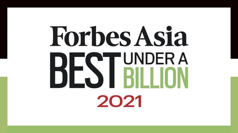 Forbes Asia's Best Under A Billion 2021