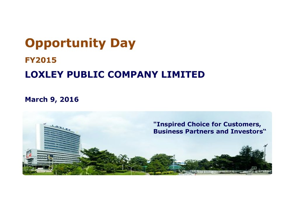 Opportunity Day Q4/2015