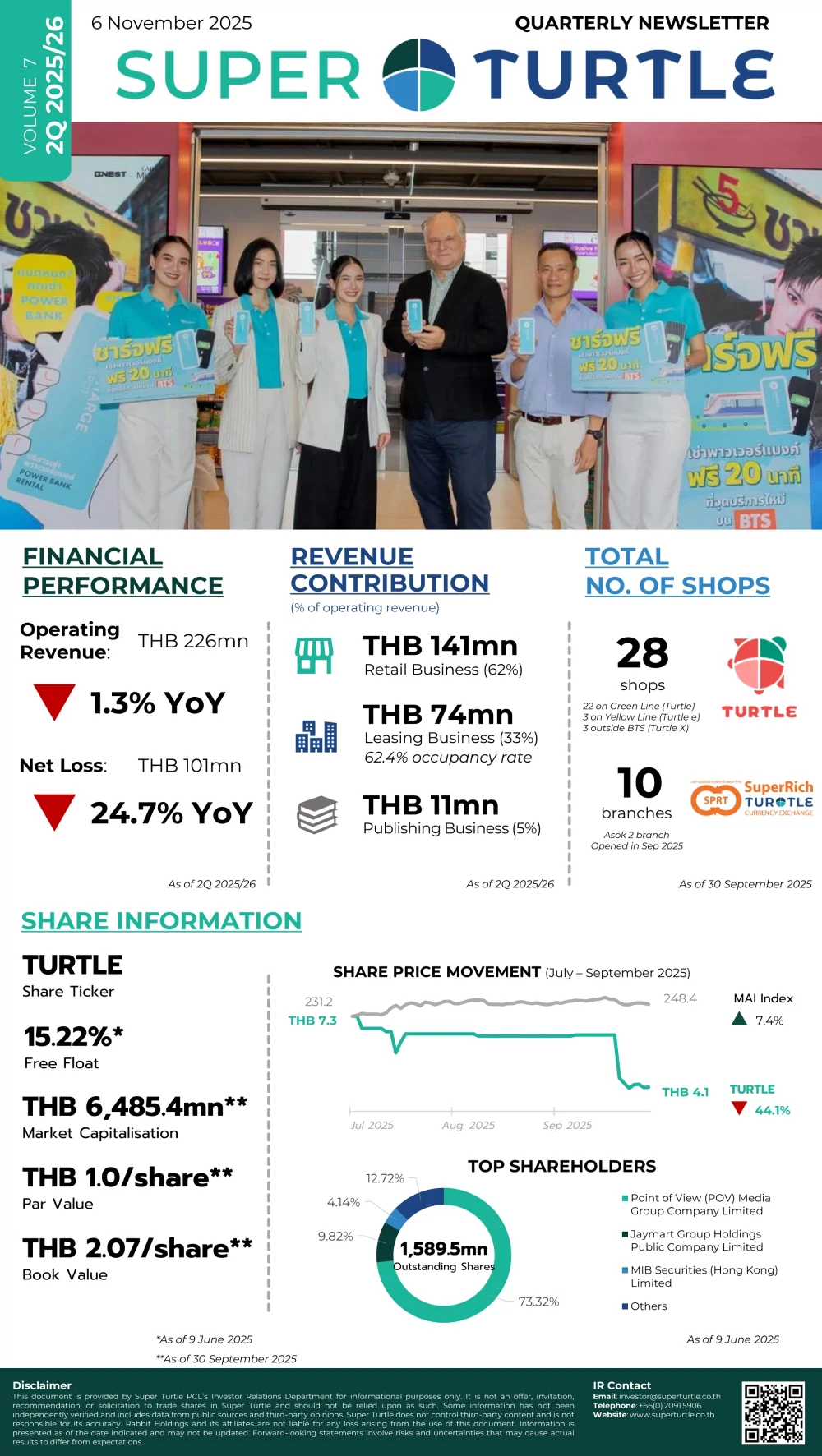 IR Newsletter 2Q 2025/26