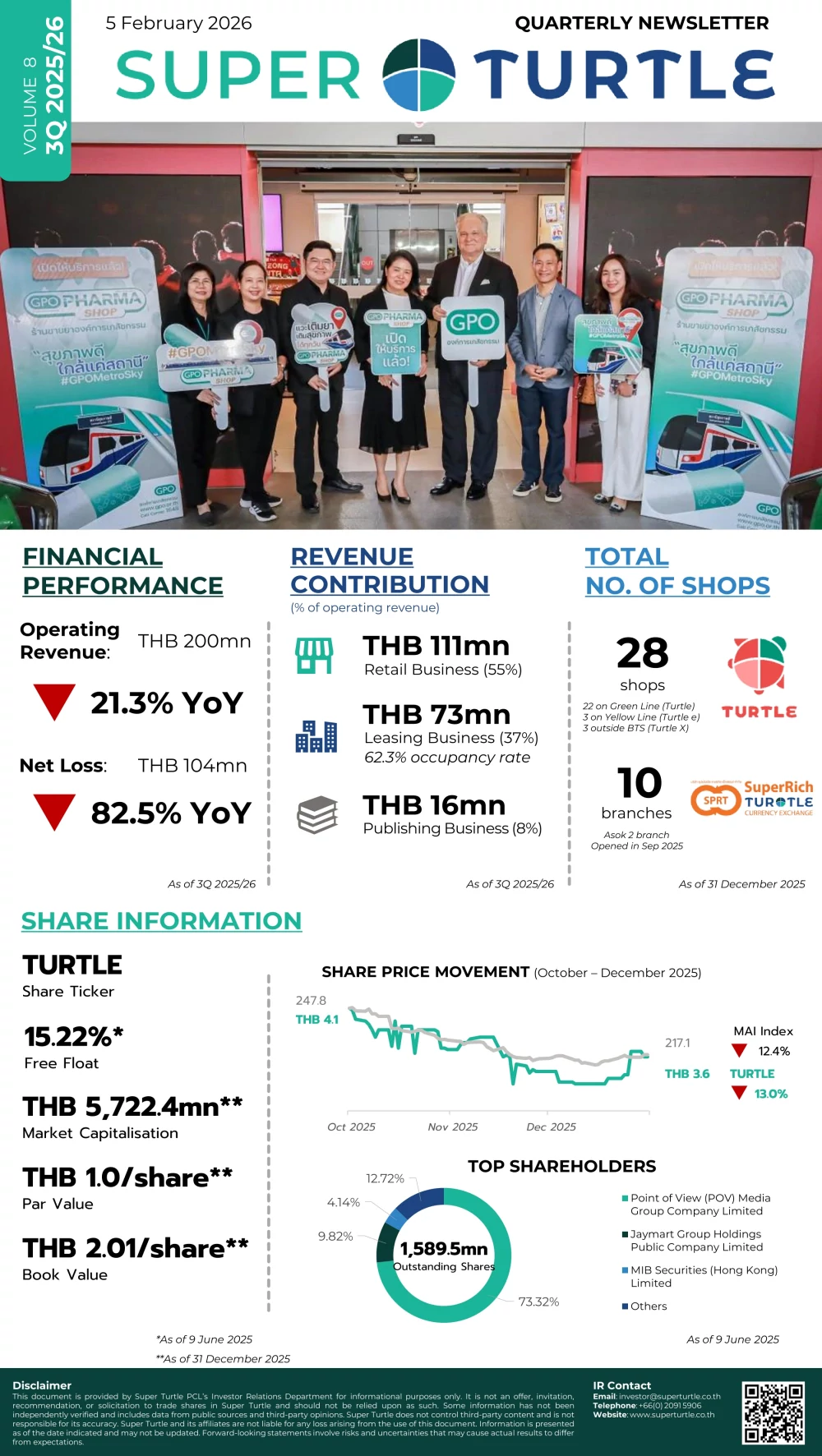 IR Newsletter 3Q 2025/26