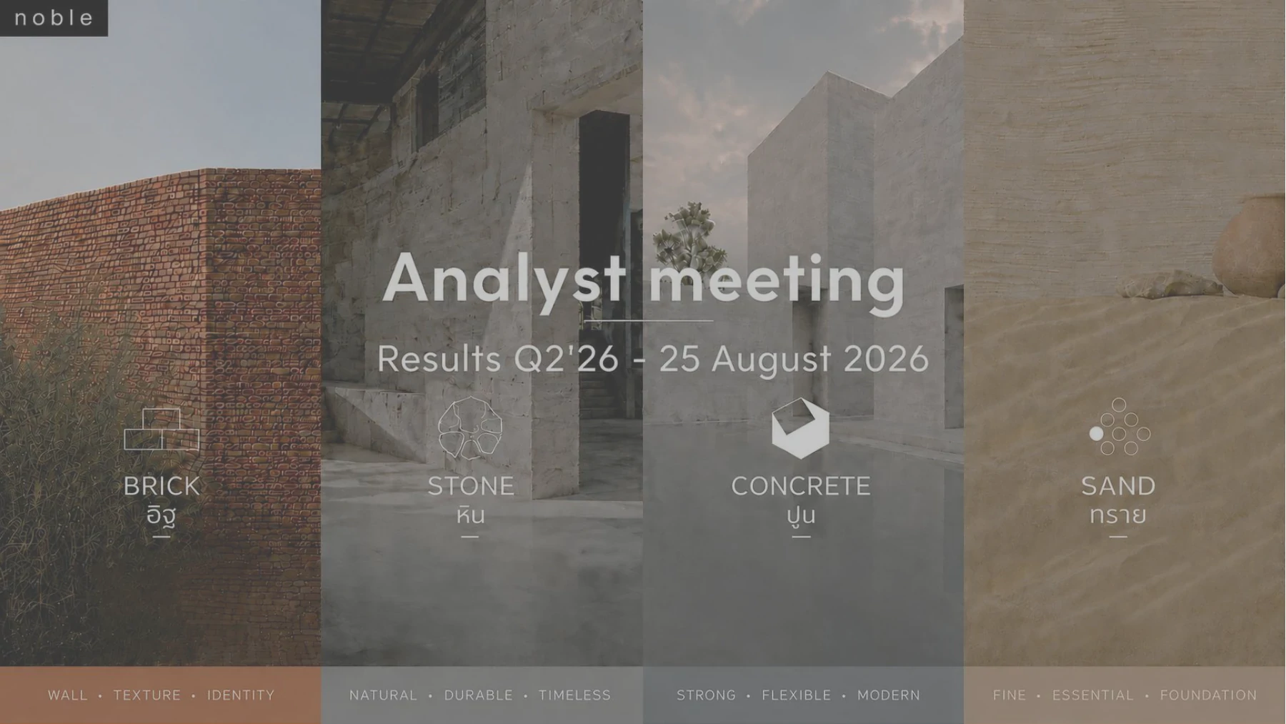 Analyst Meeting Q2/2026
