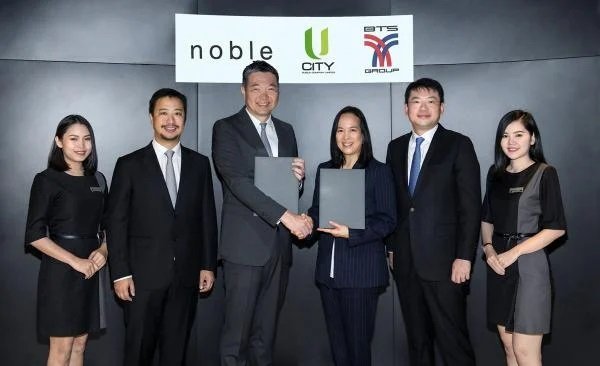 Noble joins hands with U City , an affiliate of BTS Group to establish a joint venture, Introducing the first project next to 2 mrt station: Ratchada & Lat Phrao worth approximately THB 2 billion